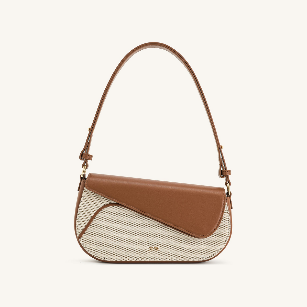 Addisyn Shoulder Bag - Brown Canvas