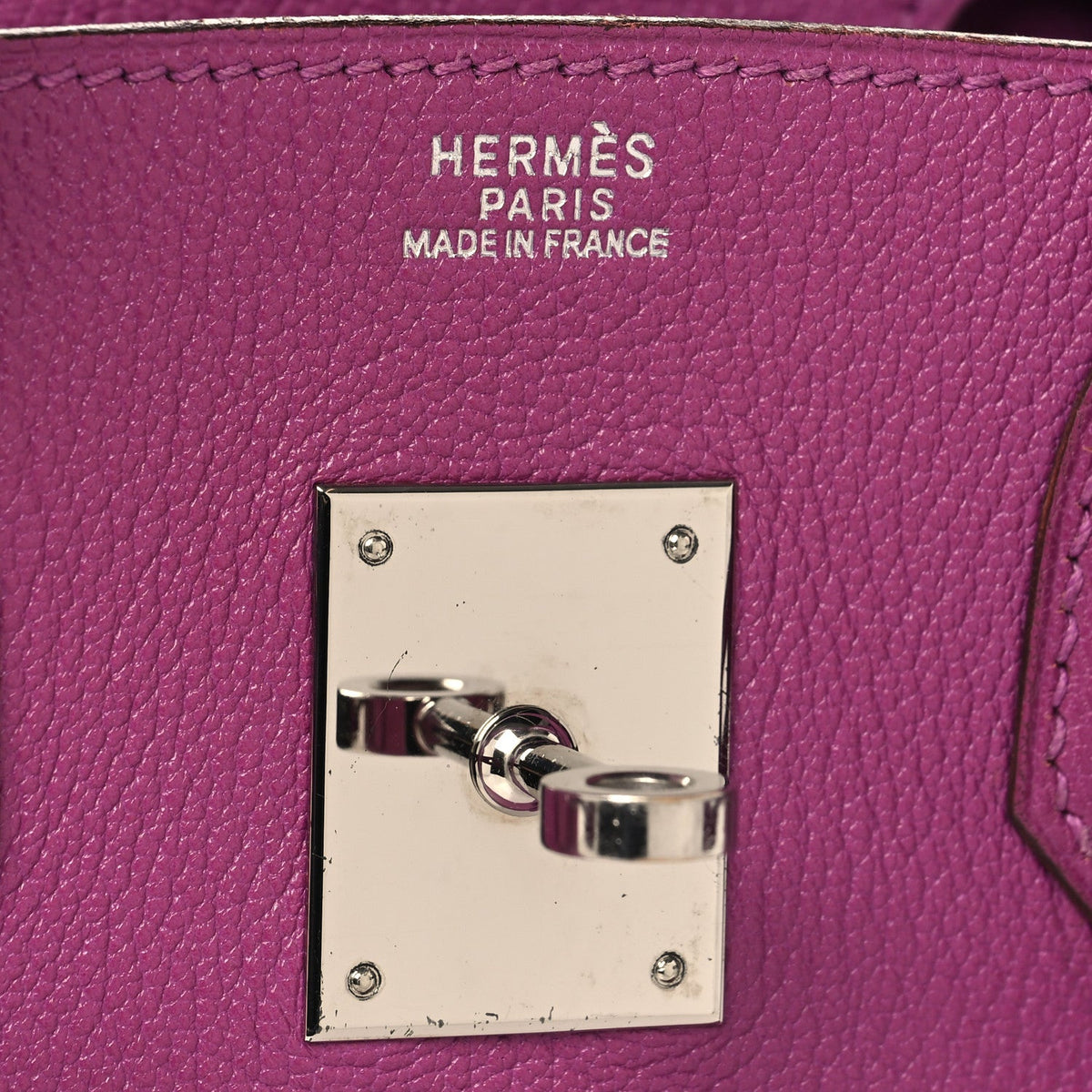 Hermes Chevre Mysore Birkin 30 Cyclamen