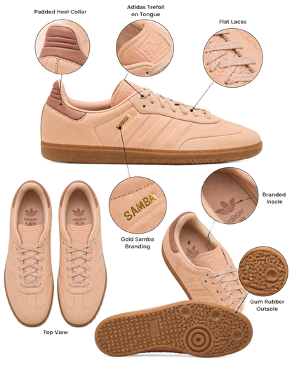 Adidas Samba 'Halo Blush Gum'