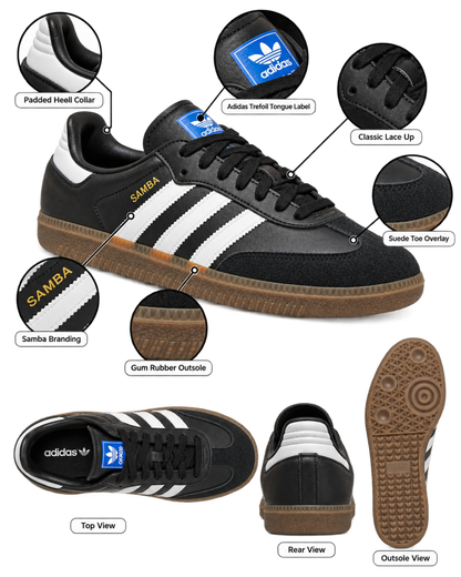 Adidas Samba OG 'Black Gum'