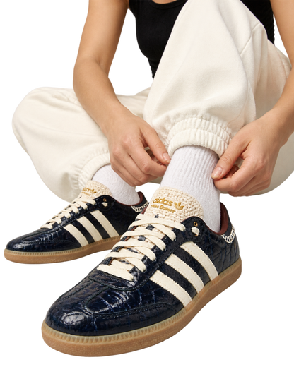 Adidas Samba OG 'Croc - Collegiate Navy' x Wales Bonner