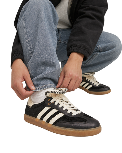 Adidas Samba Pony 'Black' x Wales Bonner