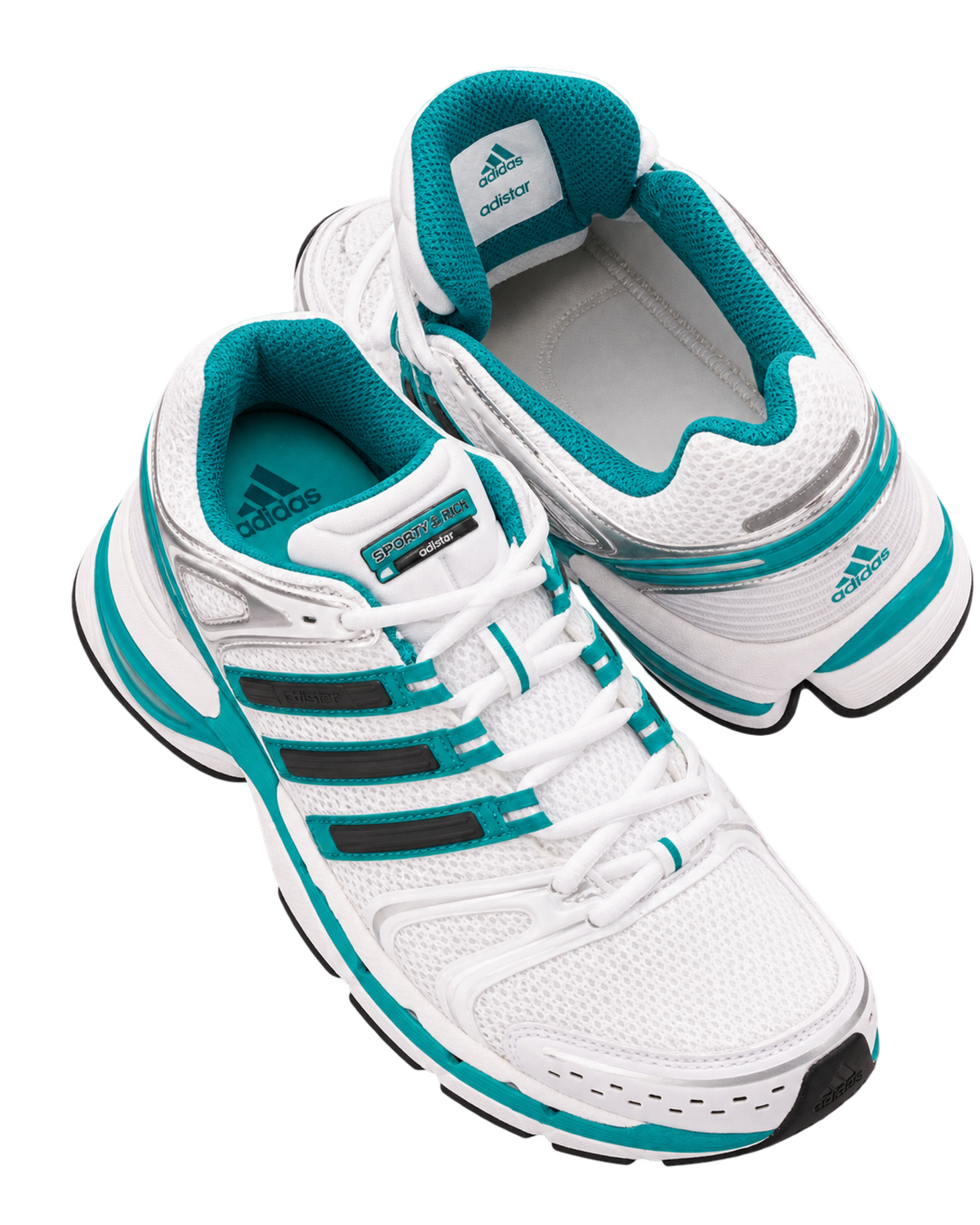 Adistar Control 5 - White/Teal/Black
