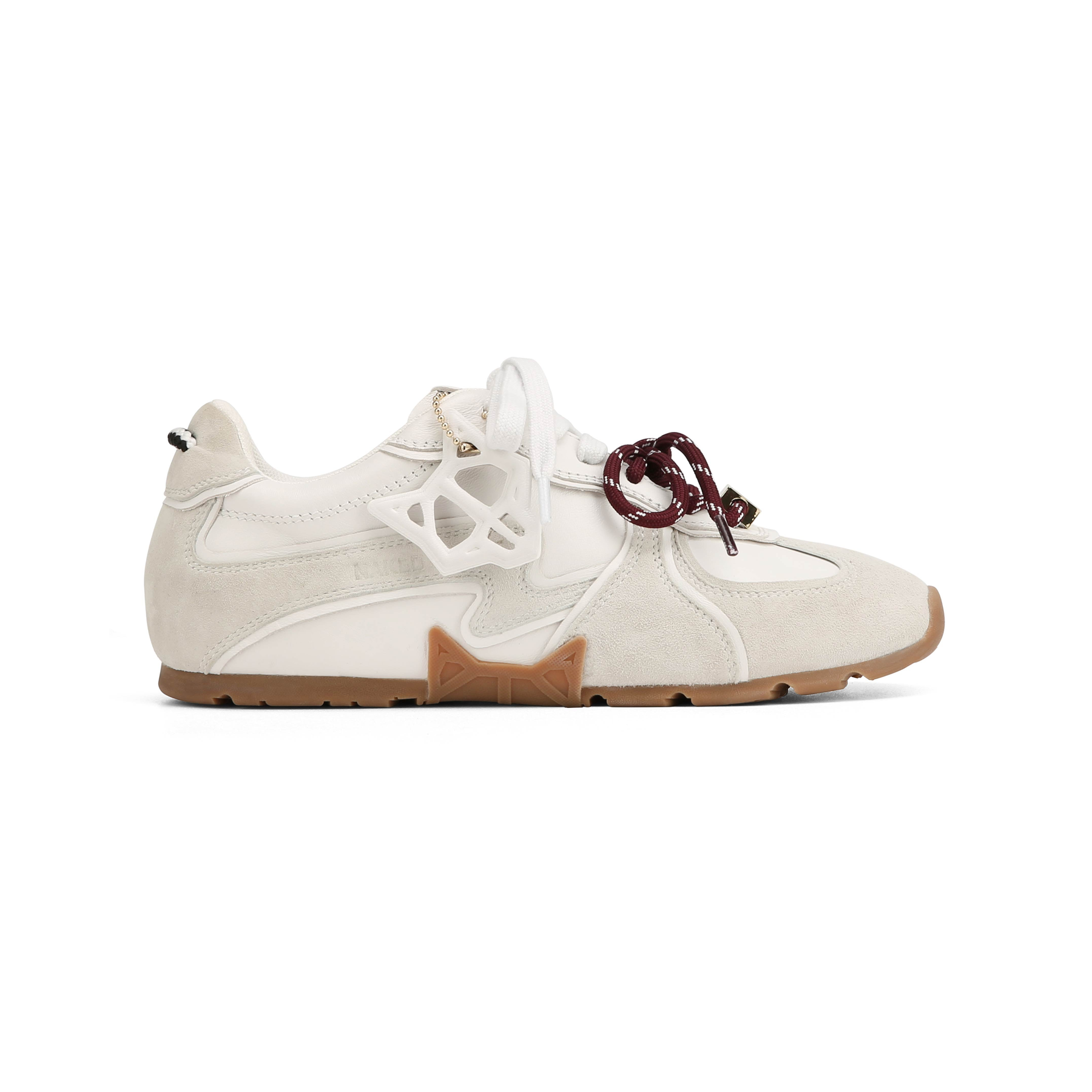 Adored White Suede/Leather