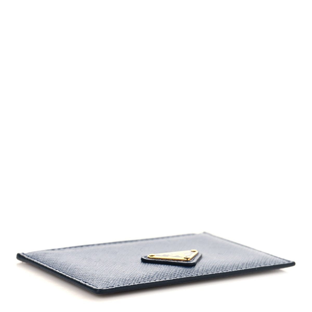 Prada Saffiano Card Case Bleuette