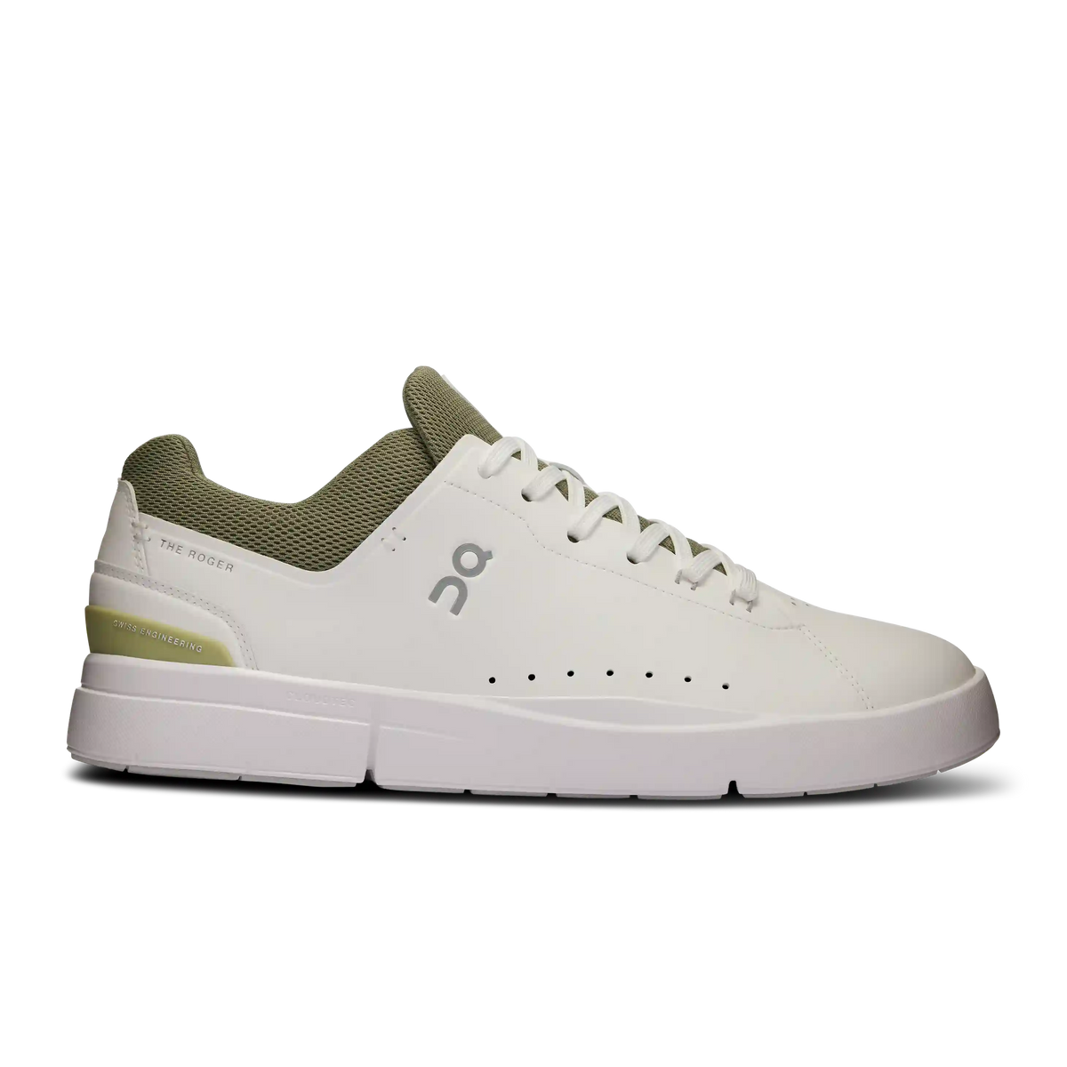 The Roger Advantage White Olive On Running