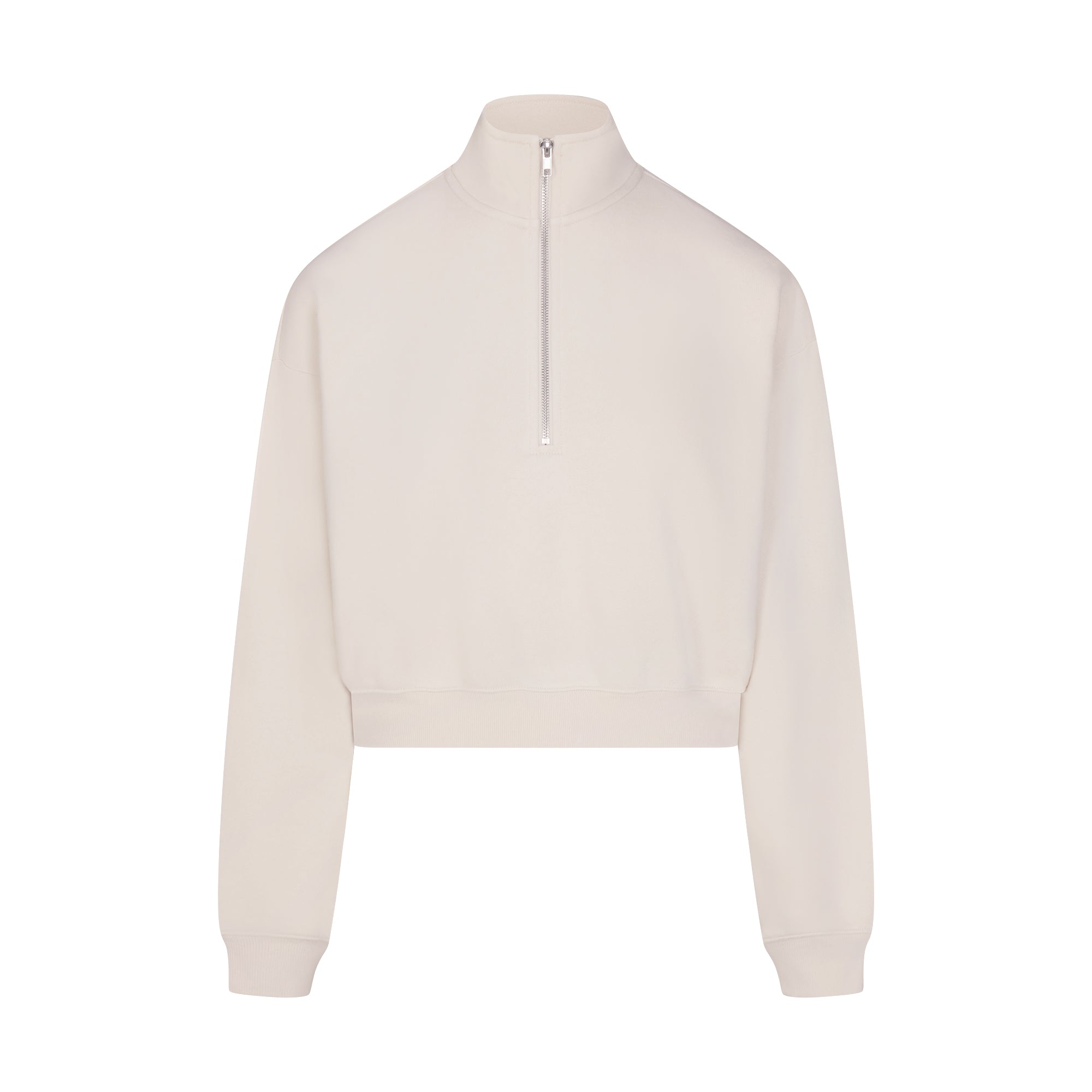 Drapey French Terry Half Zip
