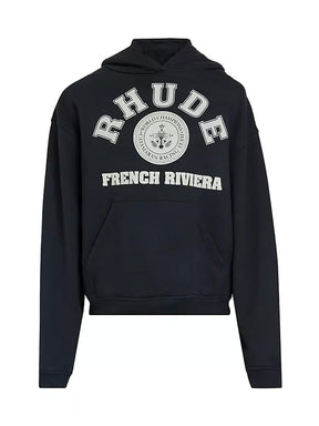 Rhude French Riviera Hoodie in Black