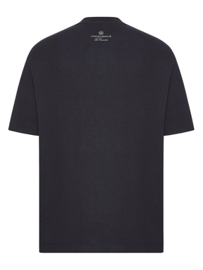 Jacquemus Le Marino Crewneck T-Shirt in Navy