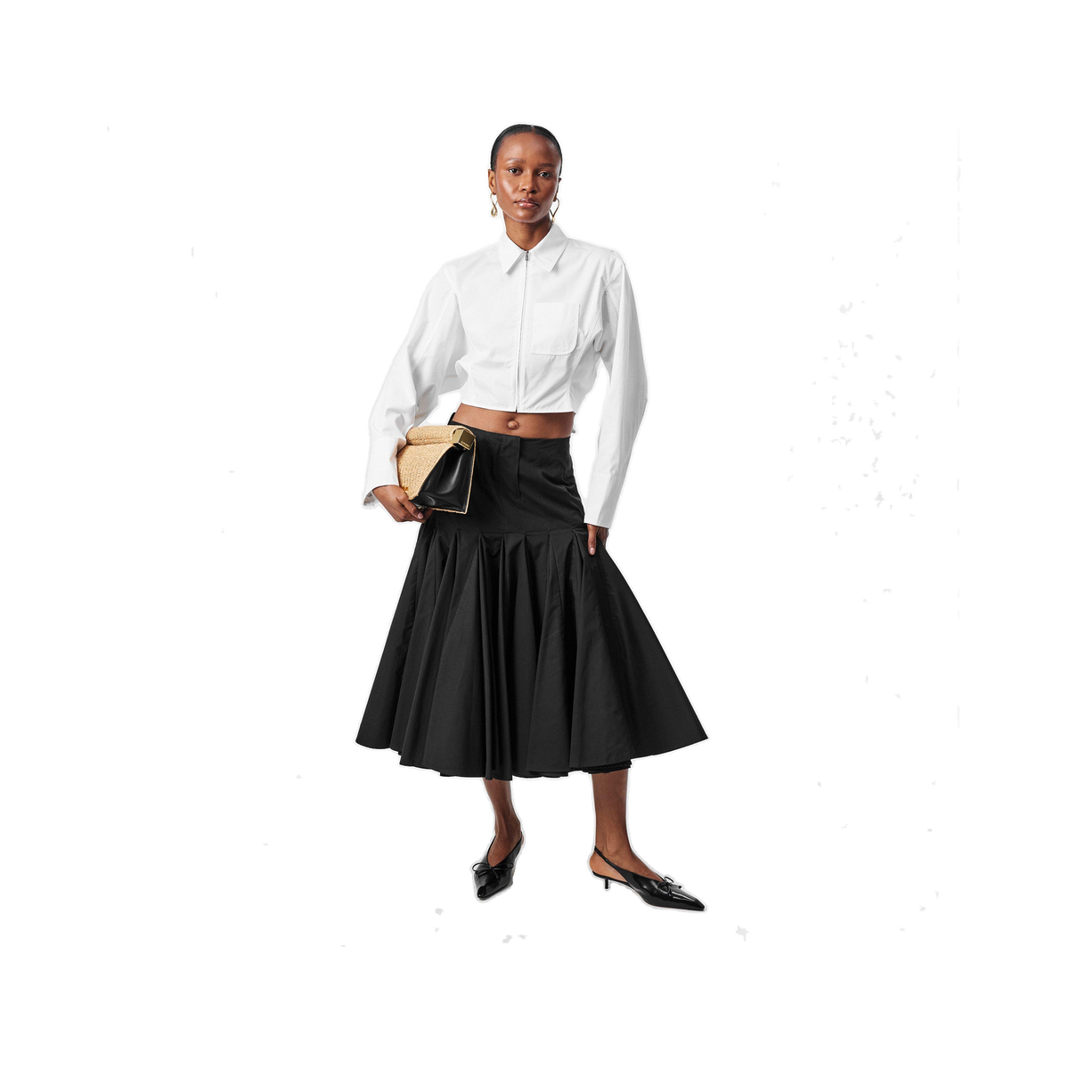 Agave Pleated Skirt