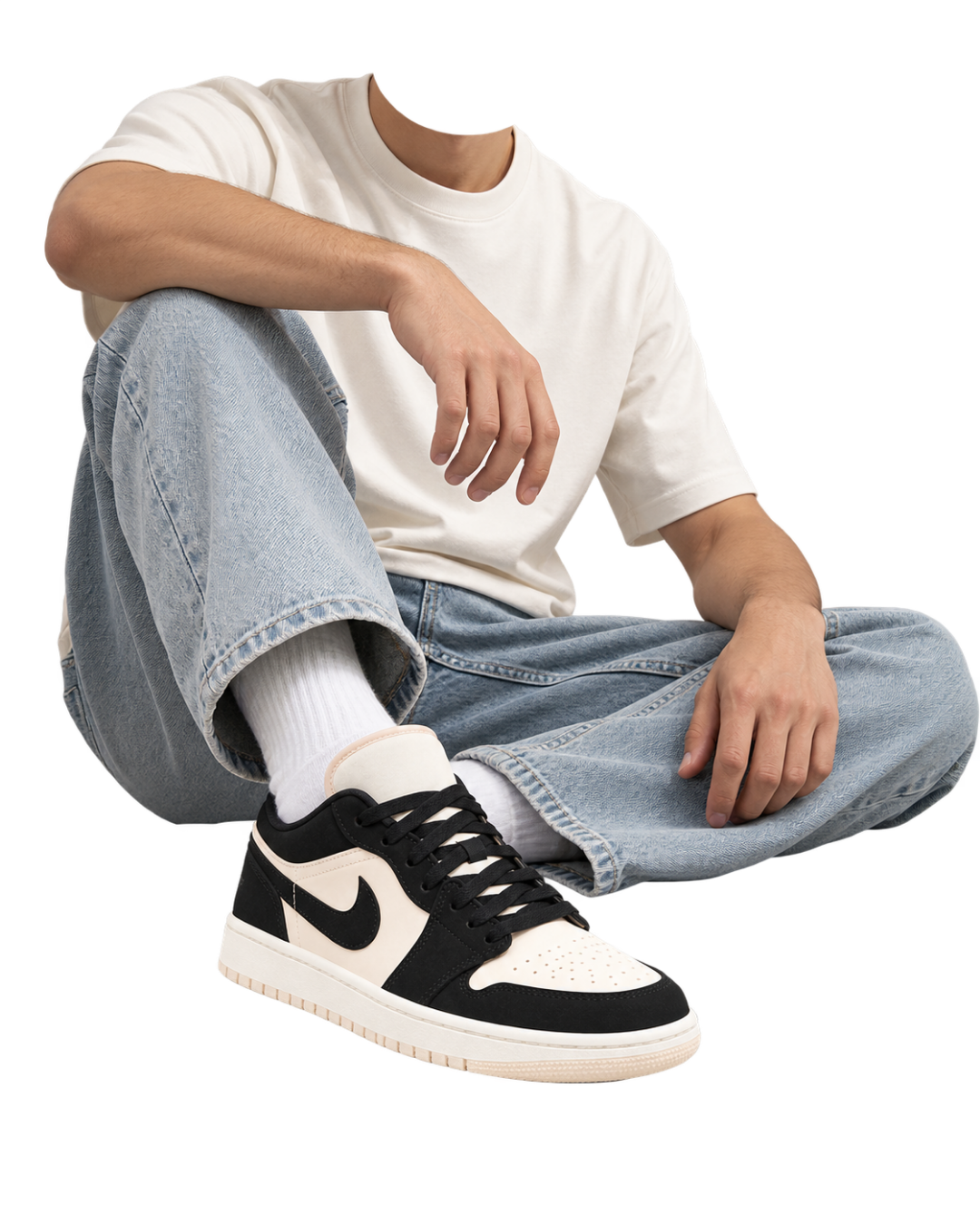Air Jordan 1 Low Black Guava Ice