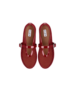 Alaïa Carmine BALLET FLATS IN FISHNET