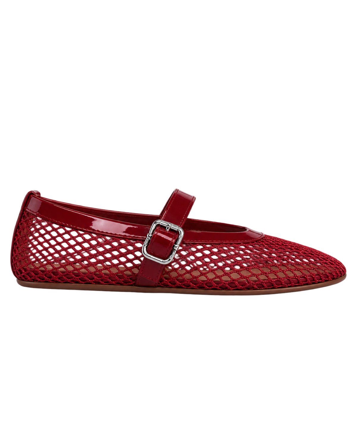 Alaïa Carmine BALLET FLATS IN FISHNET
