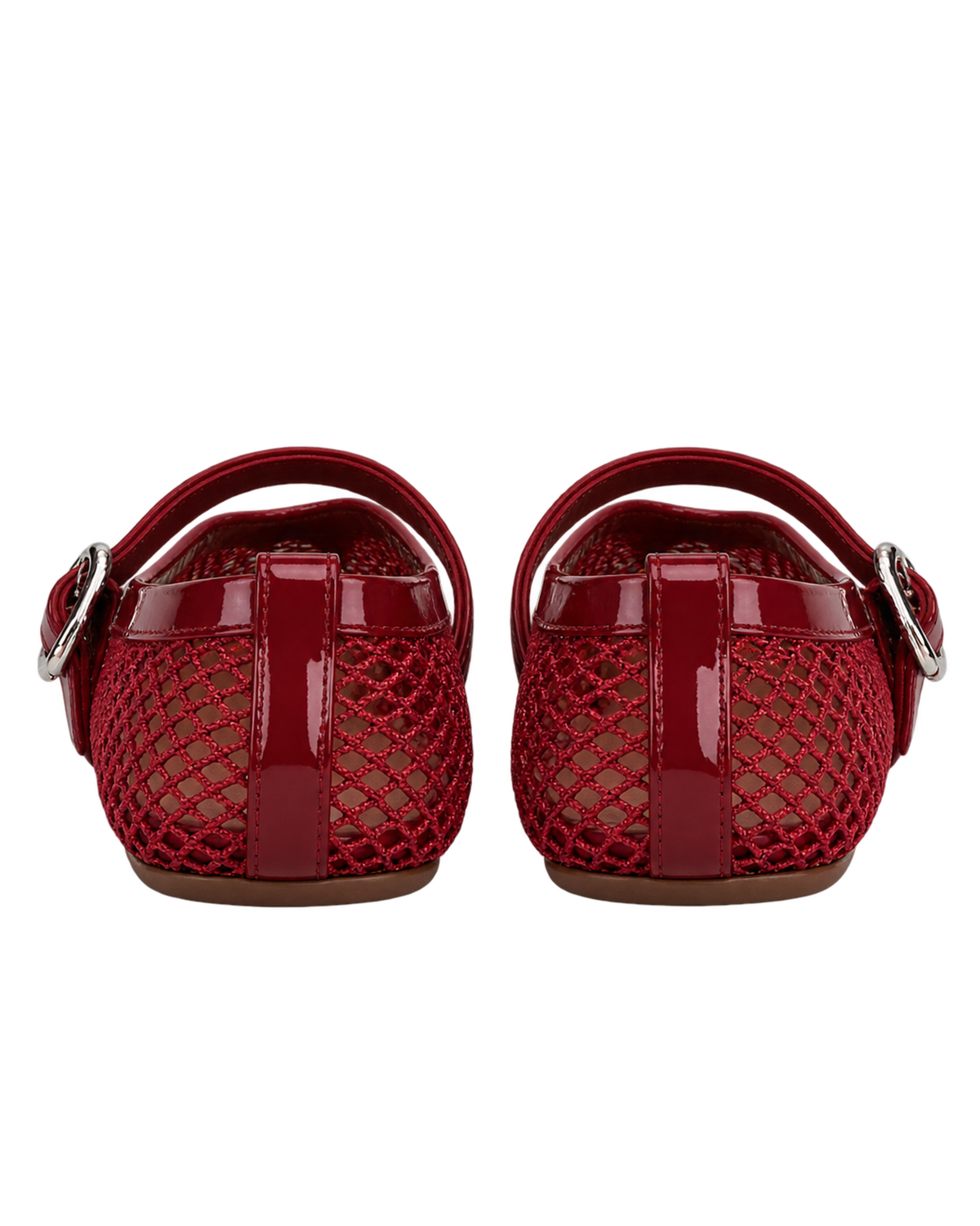 Alaïa Carmine BALLET FLATS IN FISHNET