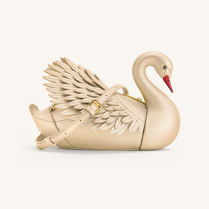 Alani Swan Shaped Crossbody Bag - Gold