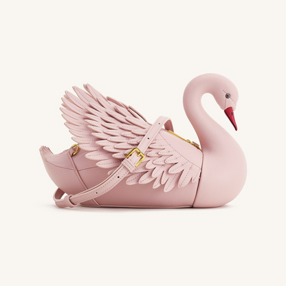 Alani Swan Shaped Crossbody Bag - Light Pink