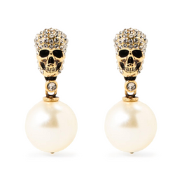 Alex Skull Drop Earrings