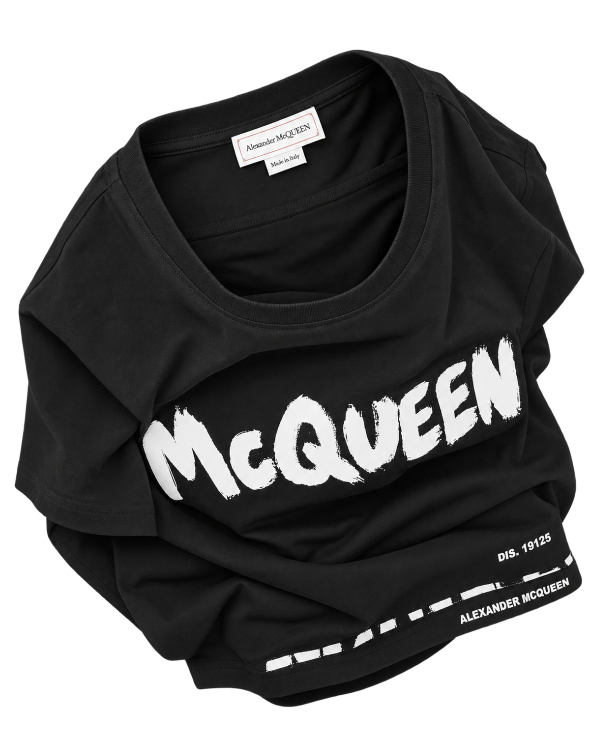 Alexander McQueen Men's Graffiti Logo T-Shirt