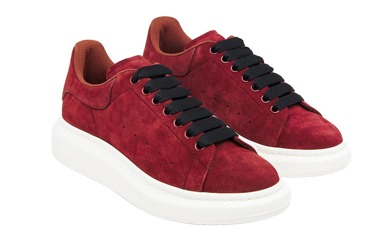 Alexander McQueen Oversized Sneakers Burgundy