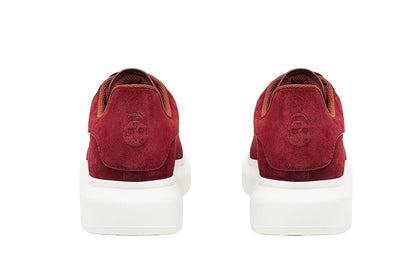 Alexander McQueen Oversized Sneakers Burgundy