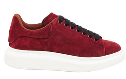 Alexander McQueen Oversized Sneakers Burgundy