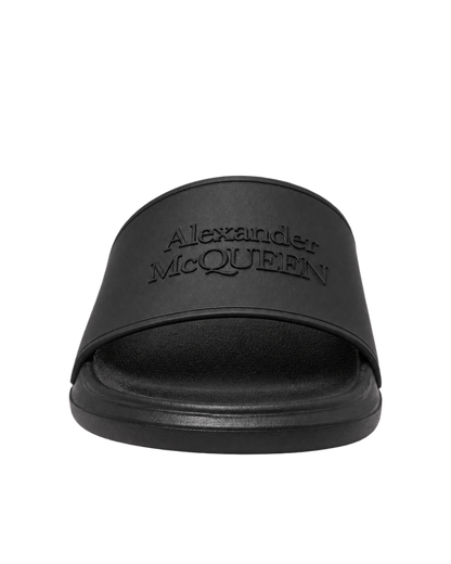 Alexander McQueen Pool Slides in Rubber