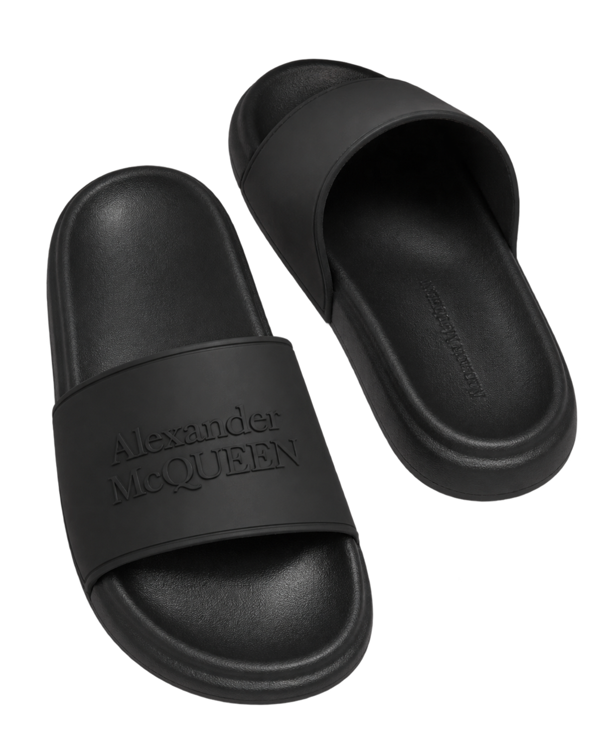 Alexander McQueen Pool Slides in Rubber