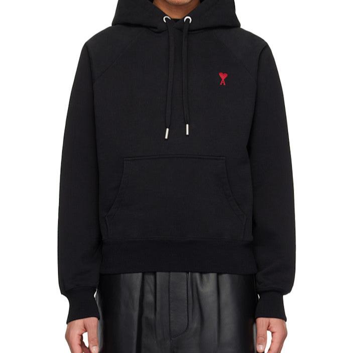 AMI PARIS AMI Paris Black Ami de Cœur Hoodie - Size: XXS Hoodies | Shop From The Mirage