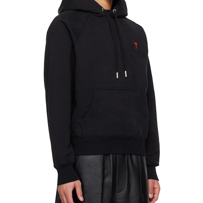 AMI PARIS AMI Paris Black Ami de Cœur Hoodie - Size: XXS Hoodies | Shop From The Mirage
