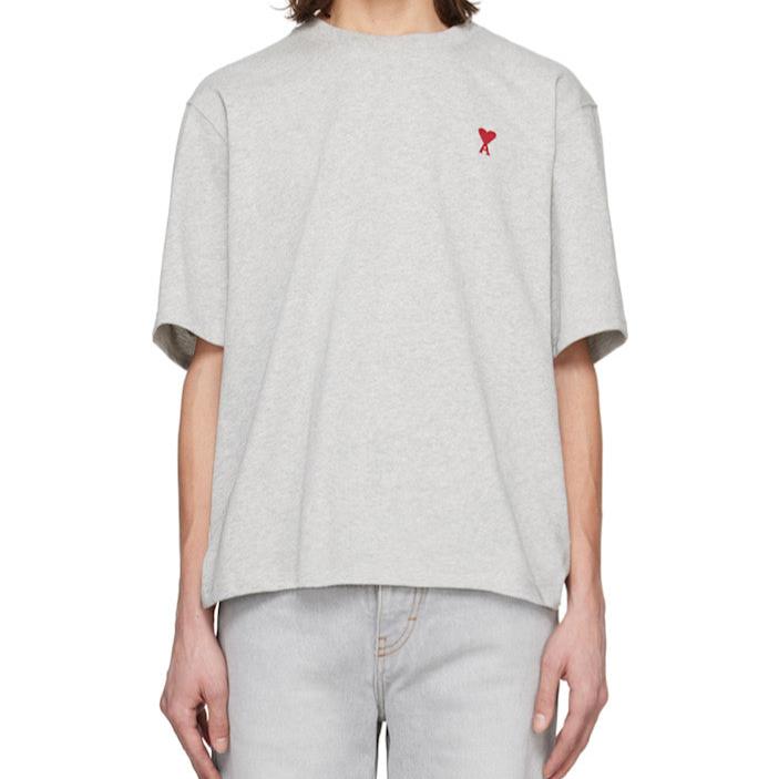 AMI PARIS AMI PARIS Gray Ami de Cœur T-Shirt - Size: S T-Shirts | Shop From The Mirage