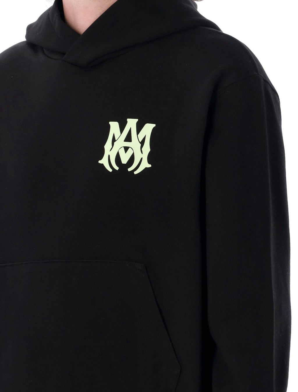 Amiri M.A Logo Hoodie Black/Lime