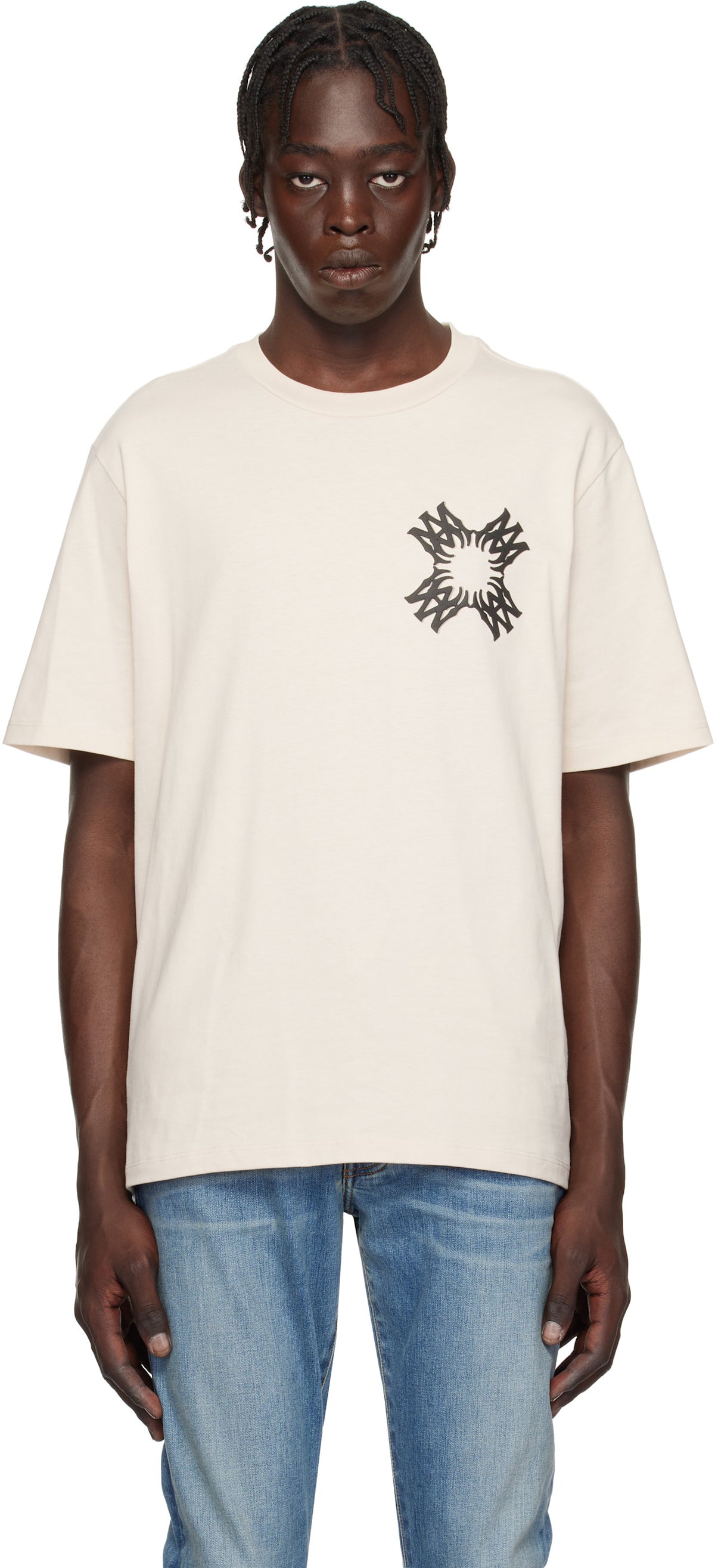 AMIRI Beige MA Quad T-shirt