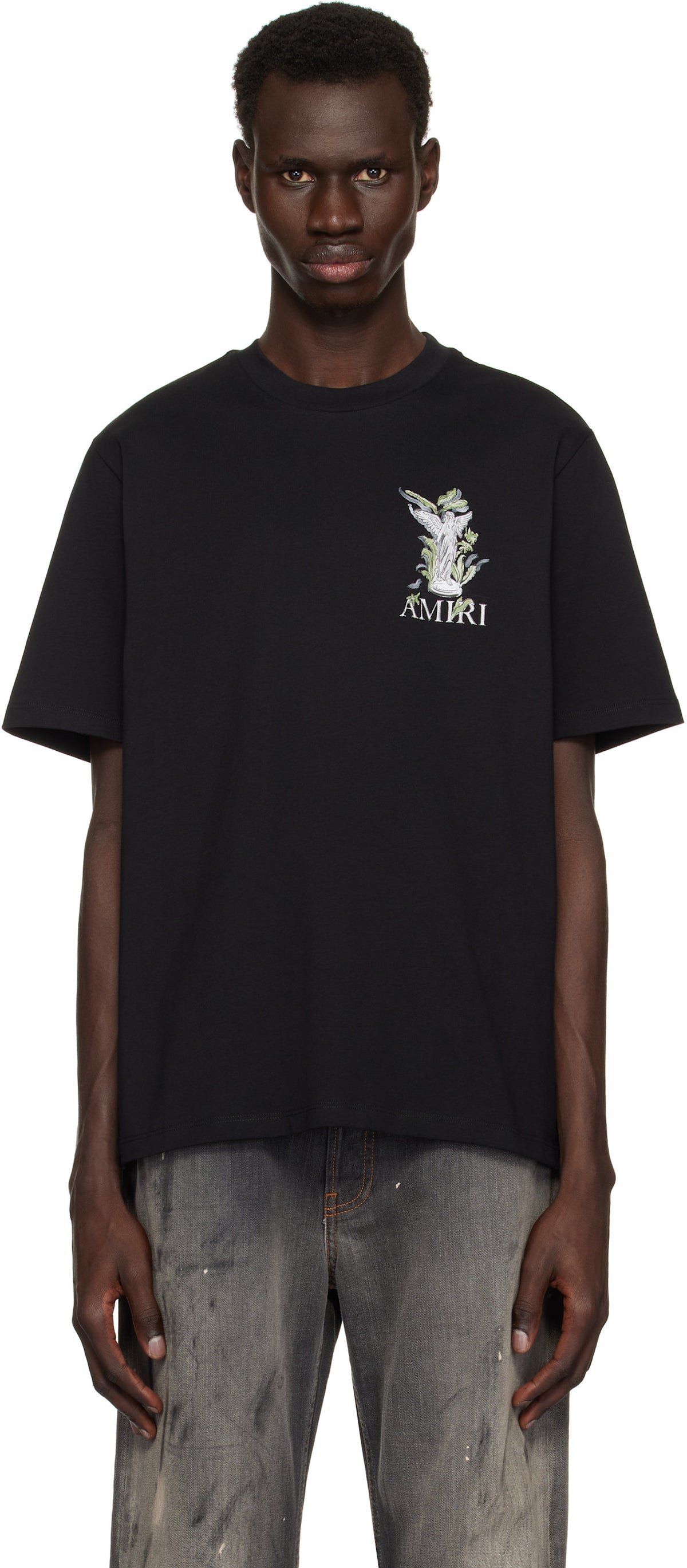 AMIRI Black 'Amiri' Garden T-shirt