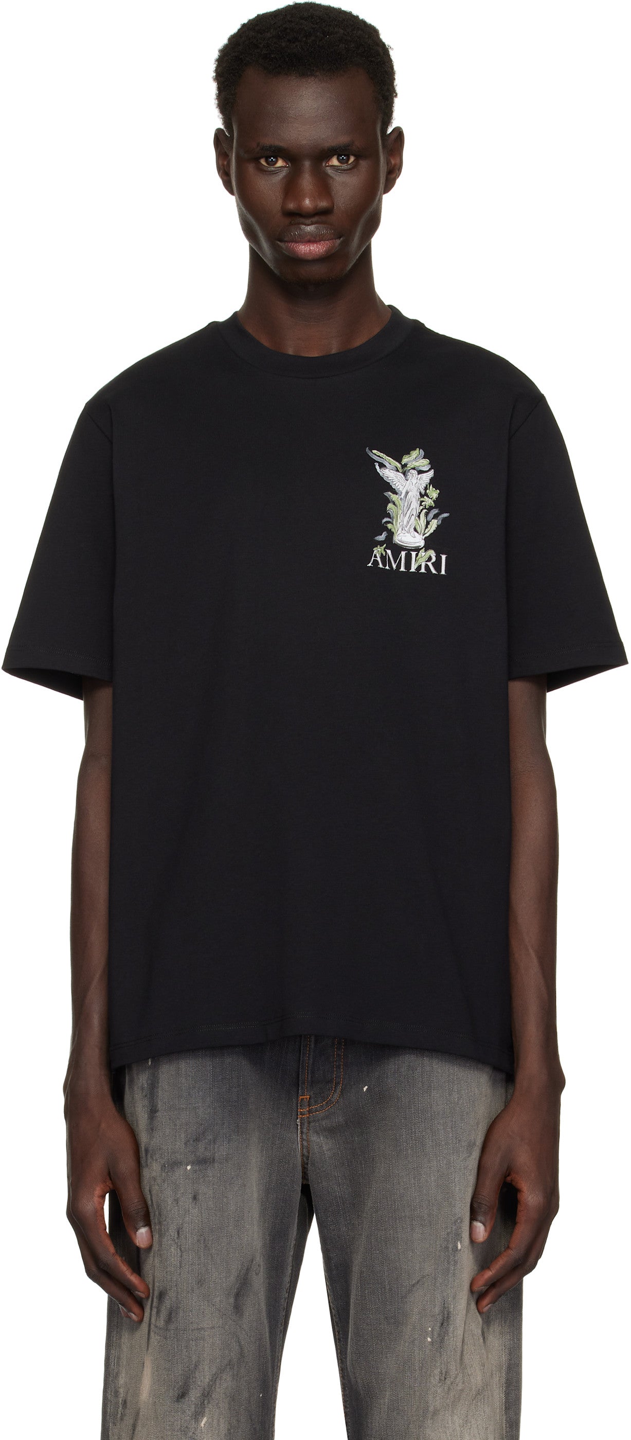 AMIRI Black 'Amiri' Garden T-shirt