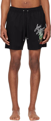 AMIRI Black 'Amiri Hollywood' Swim Shorts
