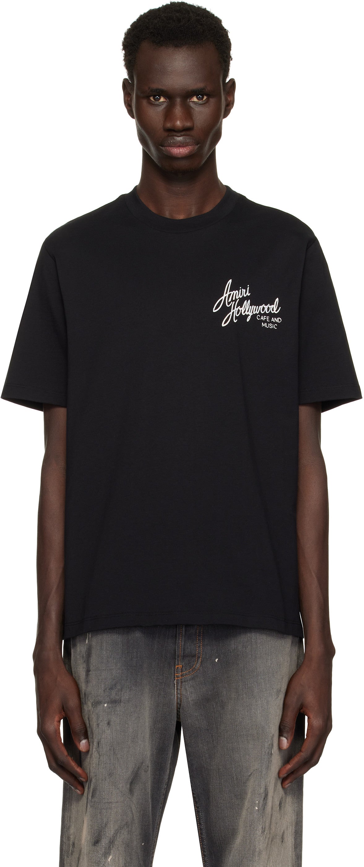 AMIRI Black 'Amiri Hollywood' T-shirt