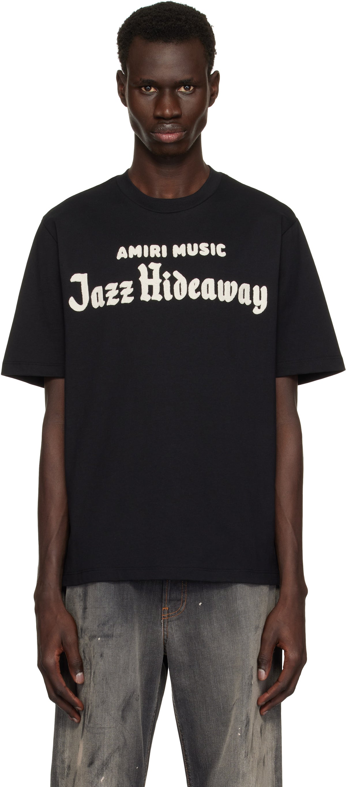 AMIRI Black 'Amiri Jazz Hideaway' T-shirt