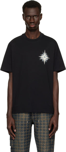 AMIRI Black 'Amiri' Starburst T-shirt