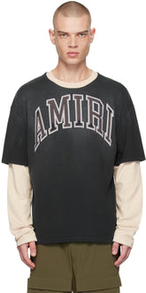 AMIRI Black & Off-White Vintage T-shirt