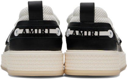 Amiri Amiri Black & White MA Tassle Hybrid Boat Shoes - Size: UK 6 Sneakers | Shop From The Mirage