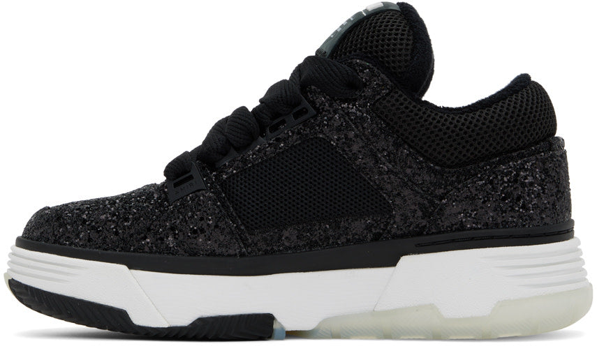 Amiri Amiri Black Glitter MA-1 Sneakers - Size: UK 6 Sneakers | Shop From The Mirage