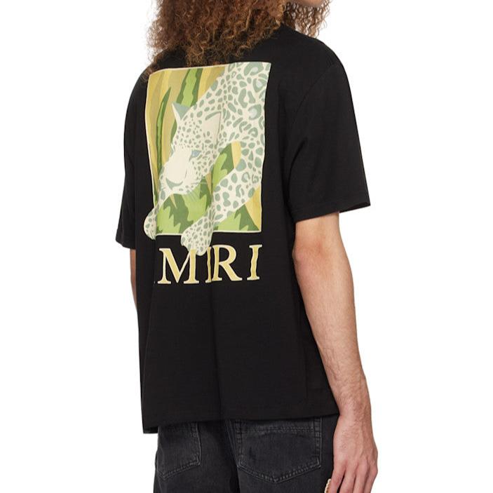 Amiri AMIRI Black Leopard T-Shirt - T-Shirts | Shop From The Mirage