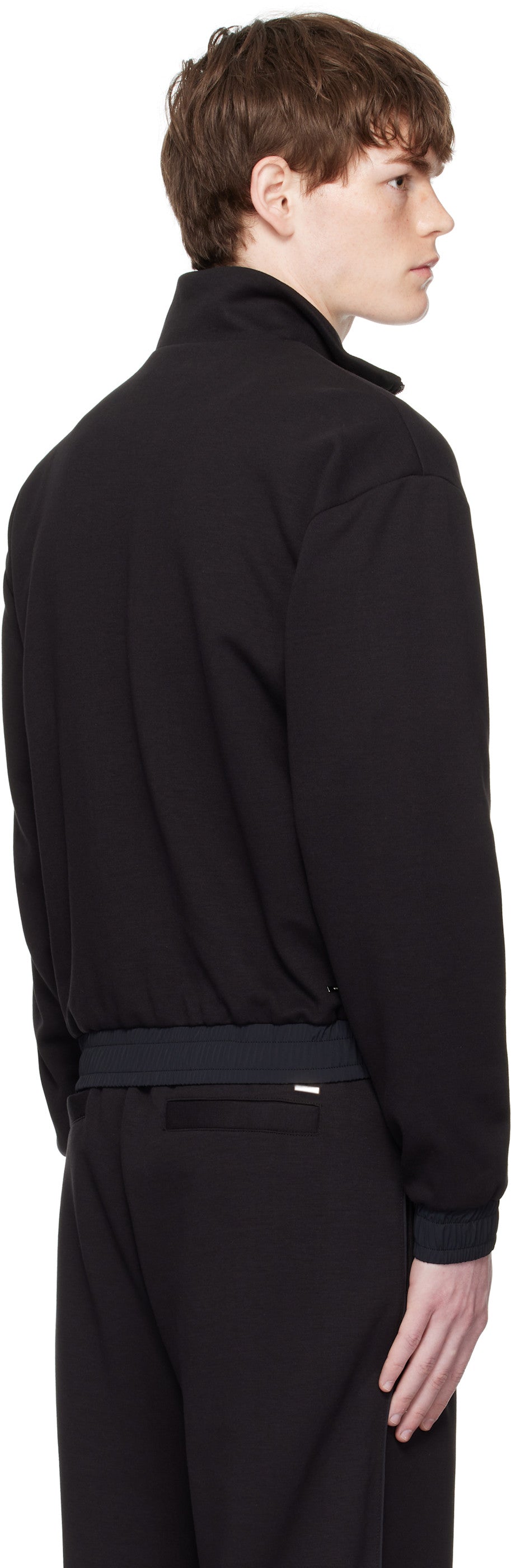 Black Lounge Track Jacket