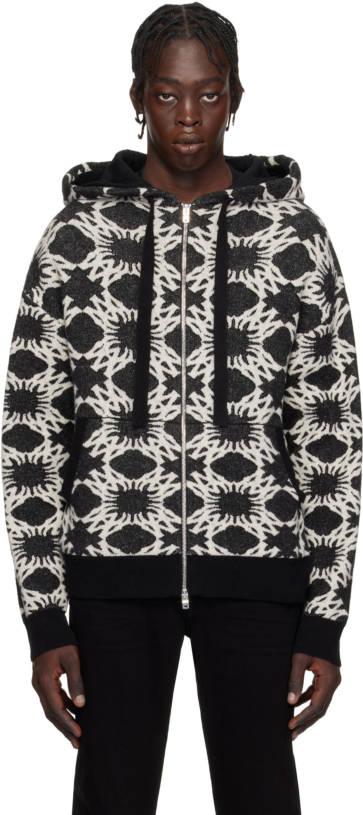 AMIRI Black MA Quad Hoodie