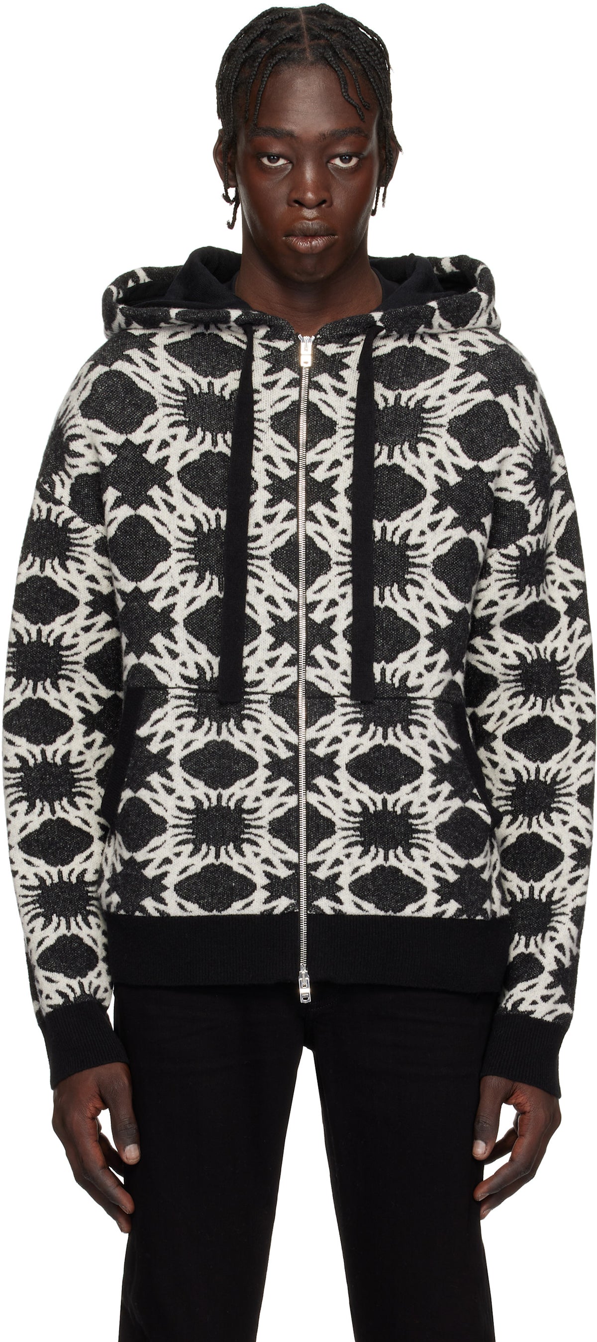 AMIRI Black MA Quad Hoodie