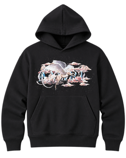 AMIRI Black Pegasus Script Hoodie