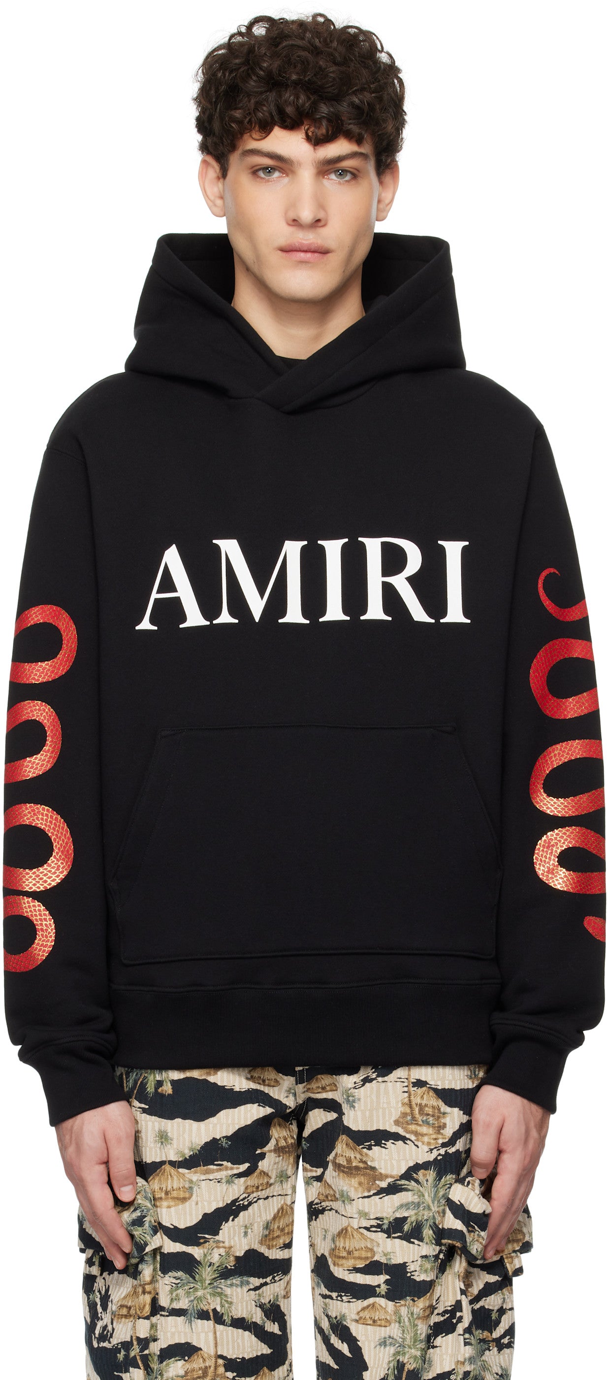 AMIRI Black Snake Hoodie