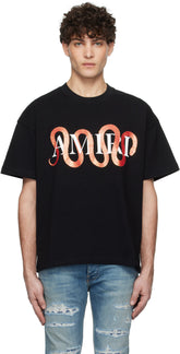 AMIRI Black Snake T-shirt