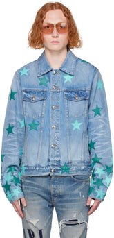 AMIRI Blue Chemist Trucker Denim Jacket