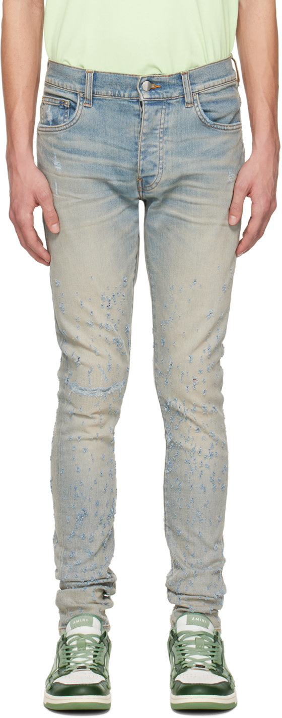 AMIRI Blue Shotgun Jeans